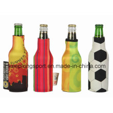 Full Color Printing Neoprene Bottle Cooler, Neoprene Bottle Holder for Beer Bottle